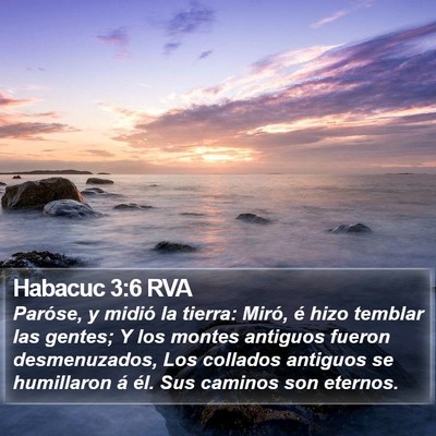 Habacuc 3:6 RVA Bible Verse Image