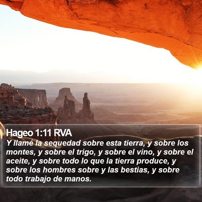 Hageo 1:11 RVA Bible Verse Image
