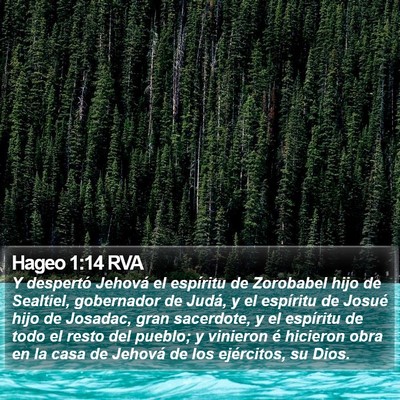 Hageo 1:14 RVA Bible Verse Image