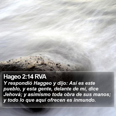 Hageo 2:14 RVA Bible Verse Image
