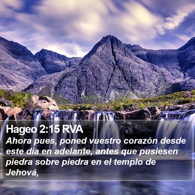 Hageo 2:15 RVA Bible Verse Image