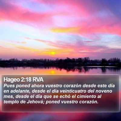 Hageo 2:18 RVA Bible Verse Image