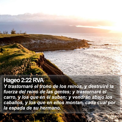 Hageo 2:22 RVA Bible Verse Image