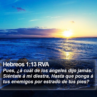 Hebreos 1:13 RVA Bible Verse Image