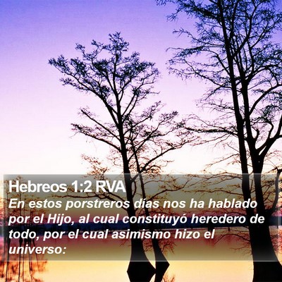 Hebreos 1:2 RVA Bible Verse Image