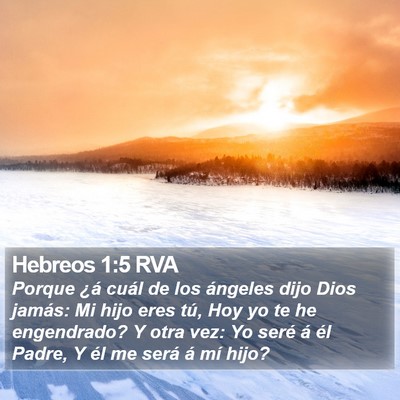 Hebreos 1:5 RVA Bible Verse Image