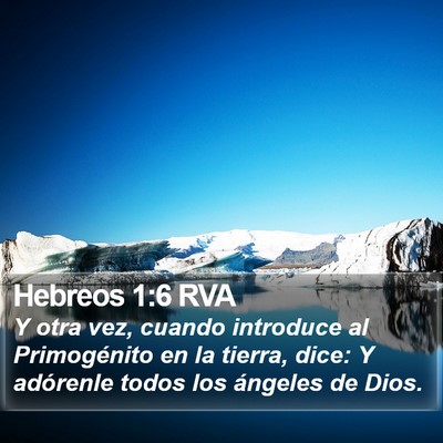 Hebreos 1:6 RVA Bible Verse Image