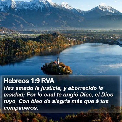 Hebreos 1:9 RVA Bible Verse Image