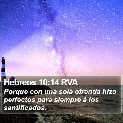 Hebreos 10:14 RVA Bible Verse Image