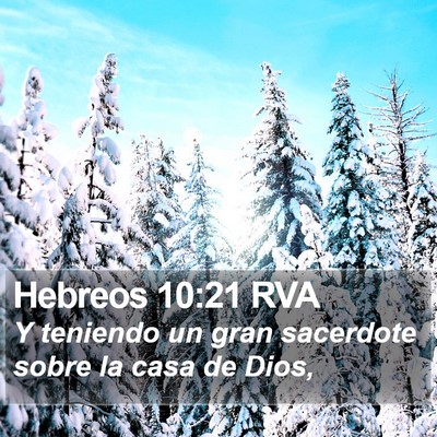 Hebreos 10:21 RVA Bible Verse Image