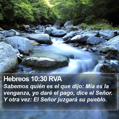 Hebreos 10:30 RVA Bible Verse Image