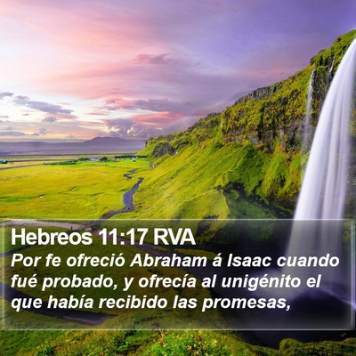 Hebreos 11:17 RVA Bible Verse Image