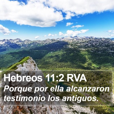 Hebreos 11:2 RVA Bible Verse Image