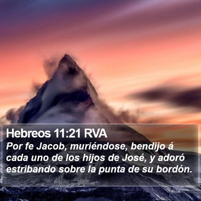 Hebreos 11:21 RVA Bible Verse Image