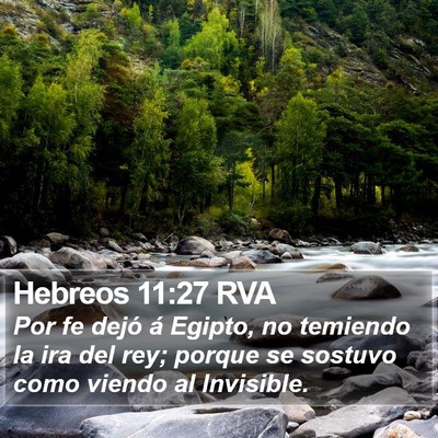 Hebreos 11:27 RVA Bible Verse Image