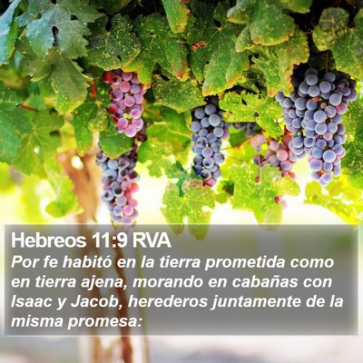 Hebreos 11:9 RVA Bible Verse Image