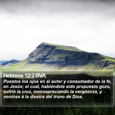 Hebreos 12:2 RVA Bible Verse Image