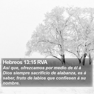 Hebreos 13:15 RVA Bible Verse Image