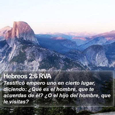 Hebreos 2:6 RVA Bible Verse Image
