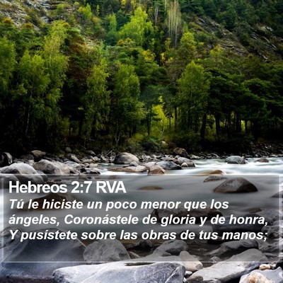Hebreos 2:7 RVA Bible Verse Image