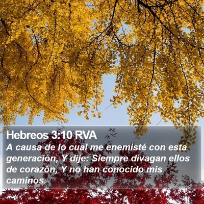 Hebreos 3:10 RVA Bible Verse Image