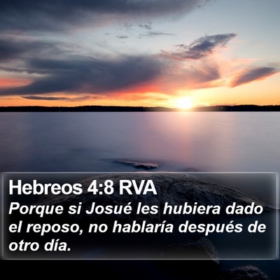 Hebreos 4:8 RVA Bible Verse Image