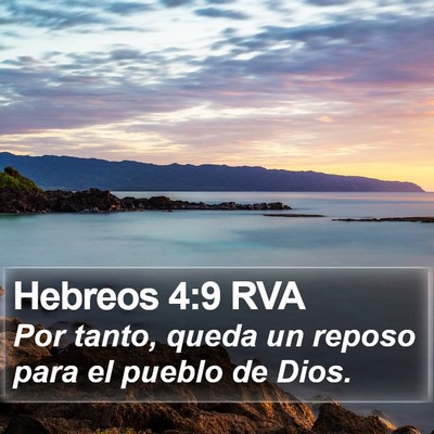 Hebreos 4:9 RVA Bible Verse Image