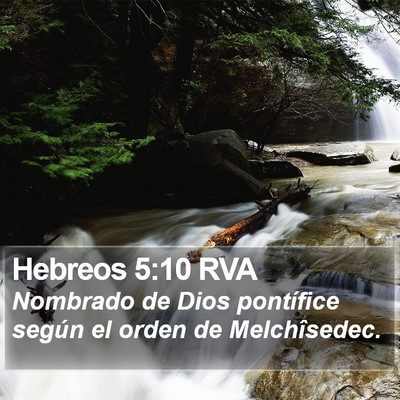 Hebreos 5:10 RVA Bible Verse Image