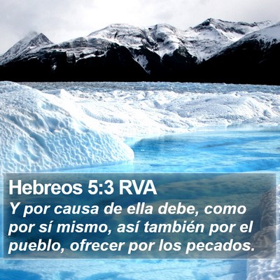 Hebreos 5:3 RVA Bible Verse Image