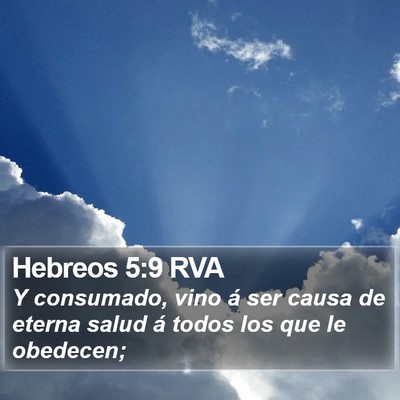 Hebreos 5:9 RVA Bible Verse Image