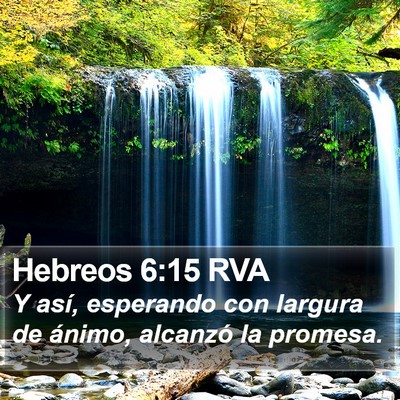 Hebreos 6:15 RVA Bible Verse Image