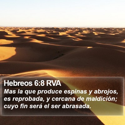 Hebreos 6:8 RVA Bible Verse Image
