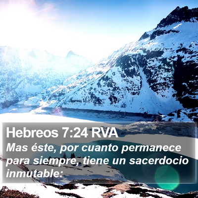 Hebreos 7:24 RVA Bible Verse Image