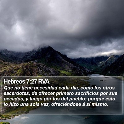 Hebreos 7:27 RVA Bible Verse Image