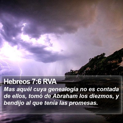 Hebreos 7:6 RVA Bible Verse Image