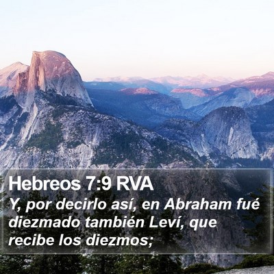 Hebreos 7:9 RVA Bible Verse Image