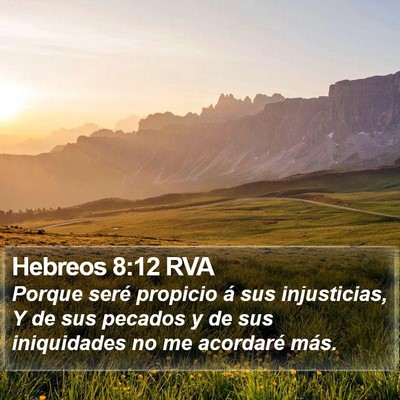 Hebreos 8:12 RVA Bible Verse Image
