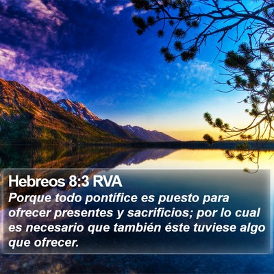 Hebreos 8:3 RVA Bible Verse Image