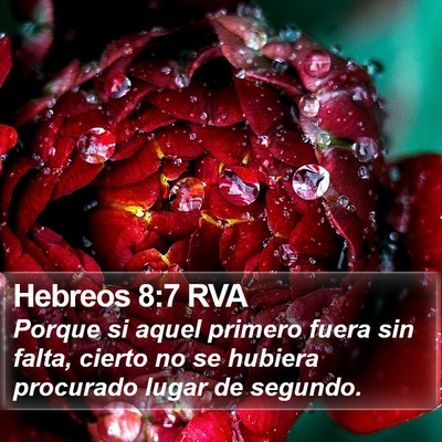 Hebreos 8:7 RVA Bible Verse Image