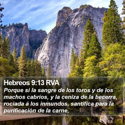 Hebreos 9:13 RVA Bible Verse Image