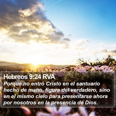 Hebreos 9:24 RVA Bible Verse Image
