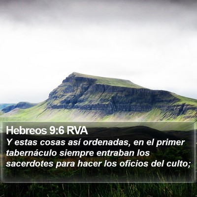 Hebreos 9:6 RVA Bible Verse Image