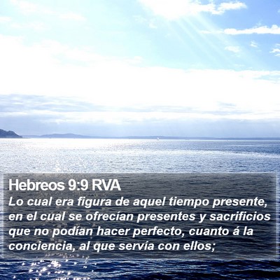 Hebreos 9:9 RVA Bible Verse Image