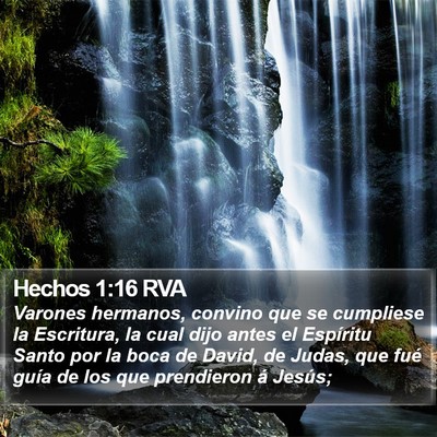 Hechos 1:16 RVA Bible Verse Image