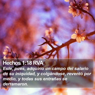 Hechos 1:18 RVA Bible Verse Image