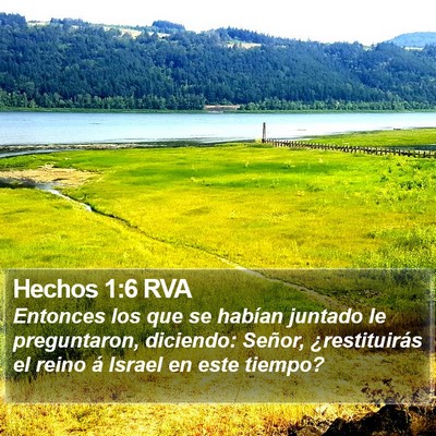 Hechos 1:6 RVA Bible Verse Image