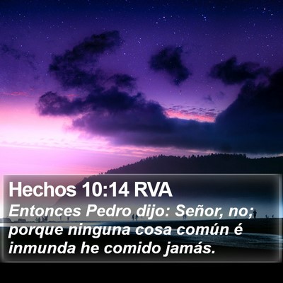 Hechos 10:14 RVA Bible Verse Image