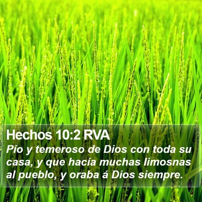 Hechos 10:2 RVA Bible Verse Image
