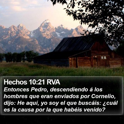 Hechos 10:21 RVA Bible Verse Image