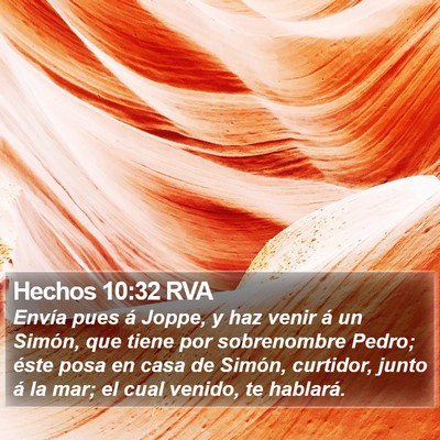 Hechos 10:32 RVA Bible Verse Image